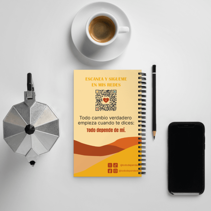 Libreta A5- El poder vive en ti