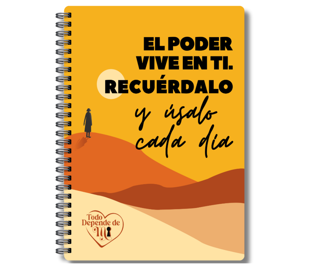 Libreta A5- El poder vive en ti