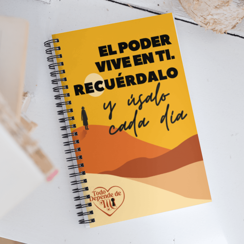 Libreta A5- El poder vive en ti