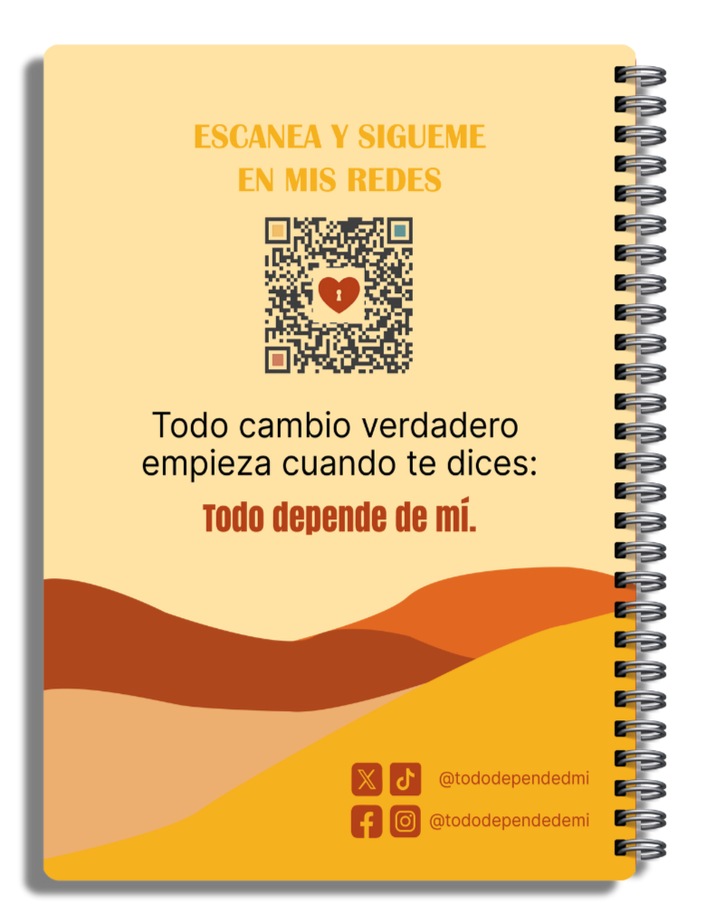 Libreta A5- El poder vive en ti